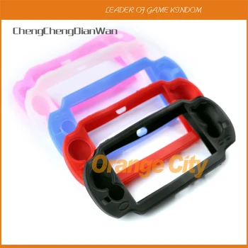 

ChengChengDianWan Silicone Skin Protector Cover Case Shell For Sony PSV 1000 PS Vita PSV1000 Console 5pcs/lot