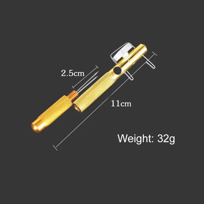 

Hooks Remover Aluminum Alloy Fishing Line Hook Tier Double-headed Needle Knots Fishing Line Knotter Fishhook Device Accessories