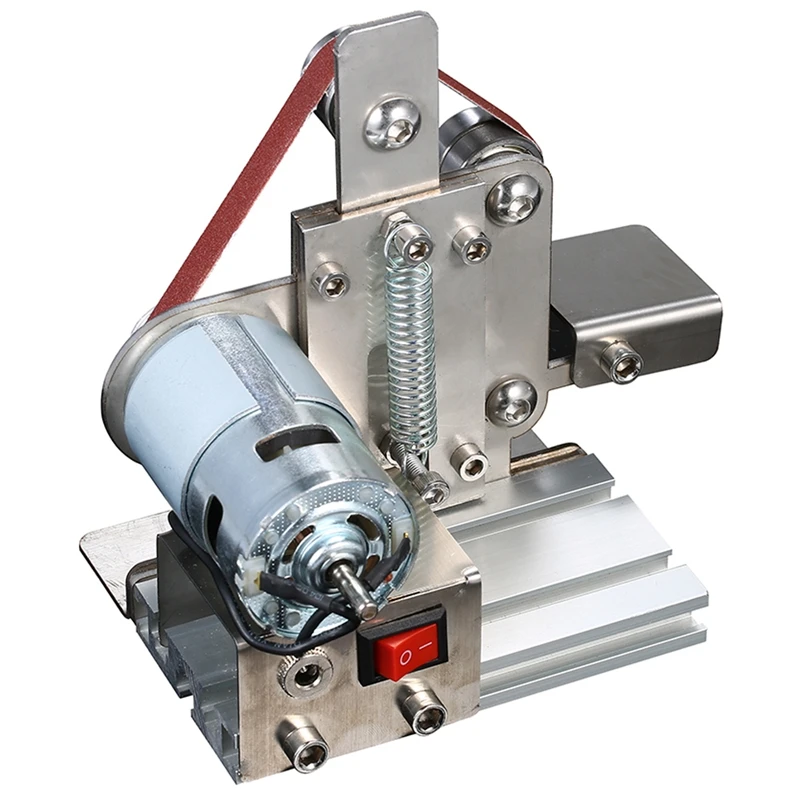 Многофункциональный Электрический ленточный шлифовальный станок Настольный ленточный шлифовальный станок шлифовальный мини-инструмент для полировки