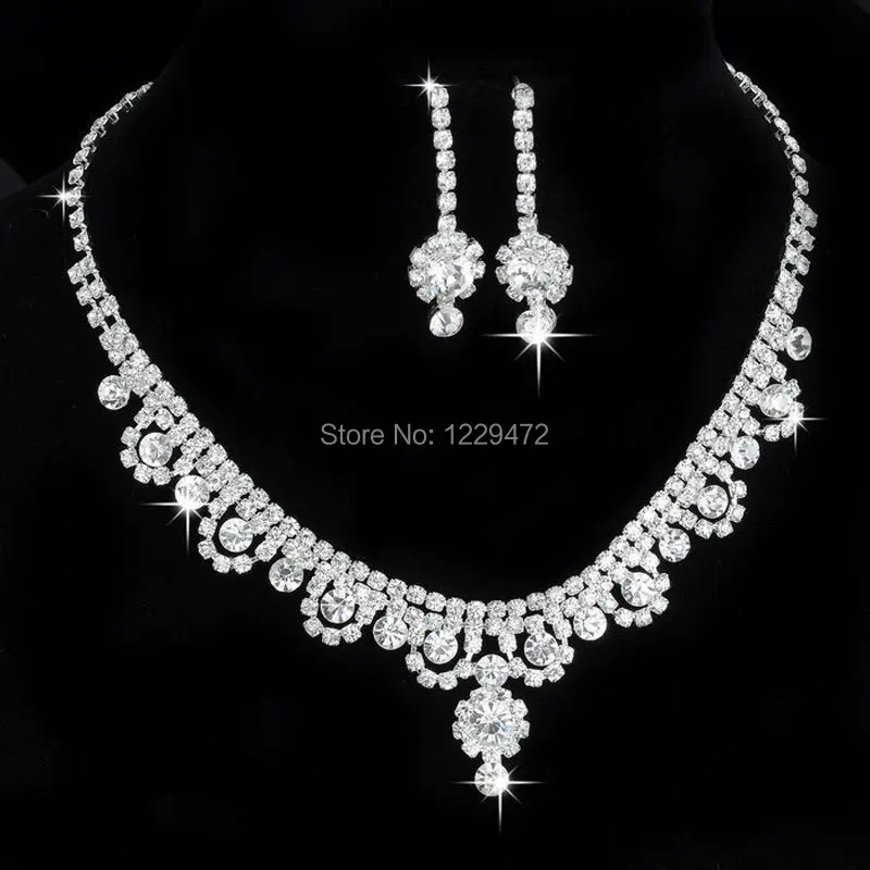 Costume Jewellery Sets Crystal Diamond Erfly Necklace Earrings Costume Jewellery Sets Crystal Diamond Erfly Necklace Earrings Set Wedding Bride Prom Jewelry Uk
