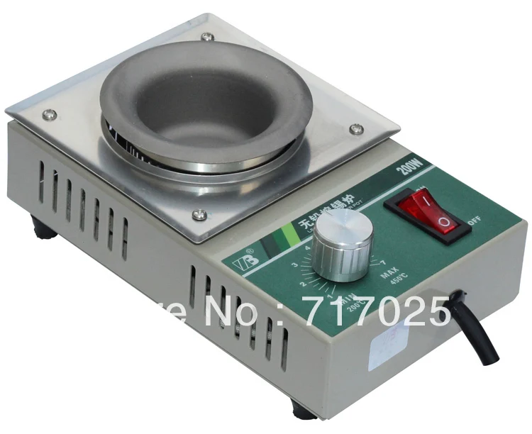 Lead Free Solder pot/ Round Titanium alloy Soldering Pot/Mini Type lead