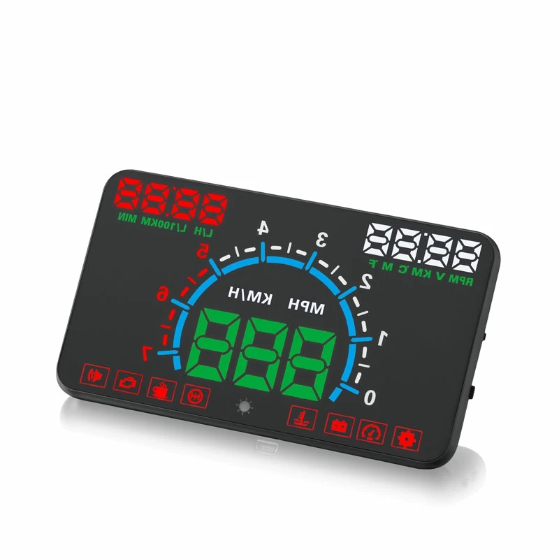 

Newest E350 Car HUD Head-Up Display Combine OBD &GPS Overspeed Warning System Projector Windshield Auto Electronic Voltage Alarm