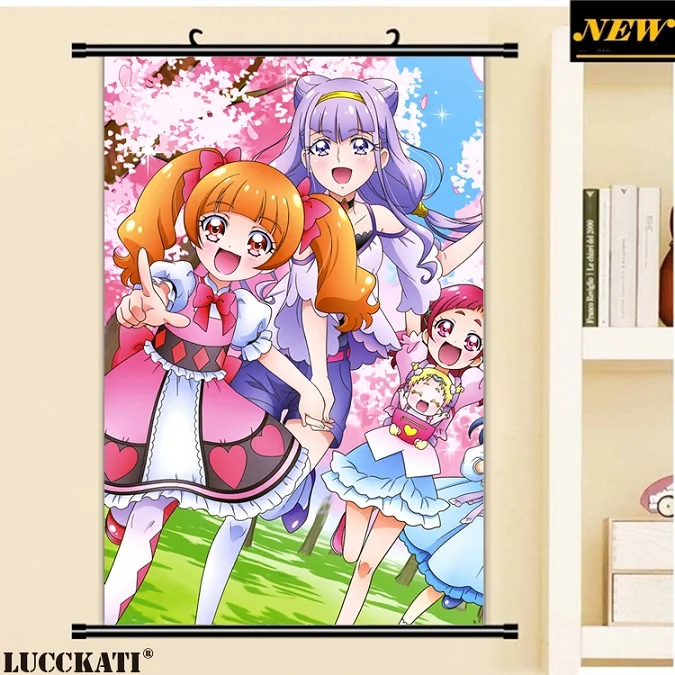 10aisaki_emiru calendar dress hariham_harry hug-tan hugtto!_precure kagayaki_homare nono_hana ruru_amour thighhighs yakushiji_saaya_副本_副
