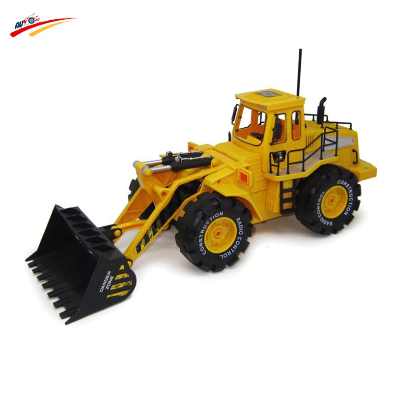 1 10 Series Engineering Car 6 Channel Remote Control Electric Bulldozer Forklift Truck