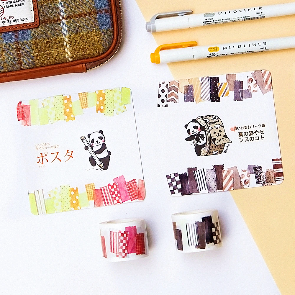 

Special ink 30mm*5m The square shape of autumn taste Decorative Washi Tape DIY planner Diary Scrapbooking Masking Tape Escolar