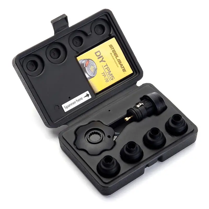 STEELMATE Wireless TMPS Tire Pressure Monitoring Intelligent System DIY High Precision 