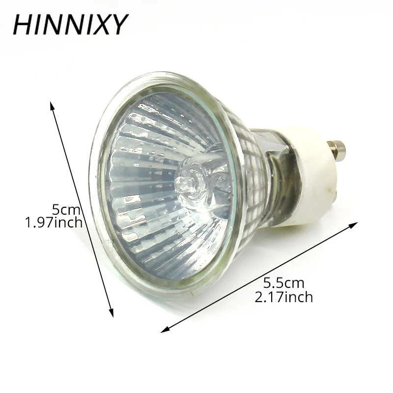 Hinnixy 10 шт./лот супер яркая лампа GU10 с регулируемой яркостью Галогеновый свет пятна