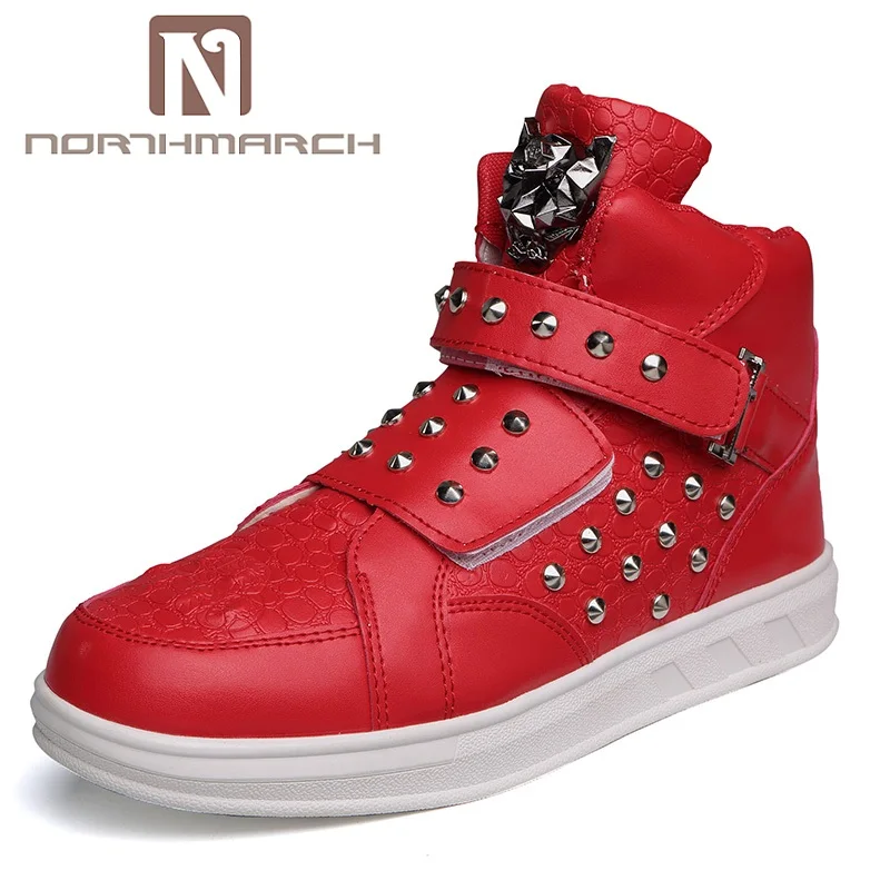

NORTHMARCH Men Vulcanized Shoes High Quality Leather Sneakers For Men Spring/Autumn Breathable Flat Shoes Men Zapatillas Hombre