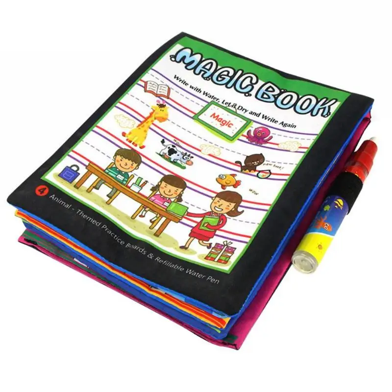 

Magic Water Drawing Book Children Painting Coloring Book Water Drawing Cloth Book Educational Toys Birthday Gift