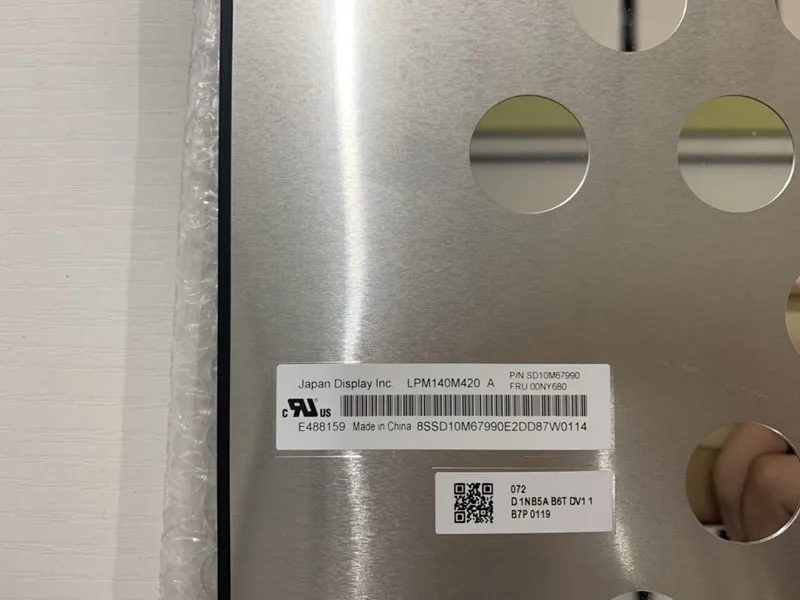 LPM140M420 00NY680 01YU646 00NY679 для lenovo ThinkPad X1 carbono Gen 6th WQHD ips светодиодный ЖК-панель