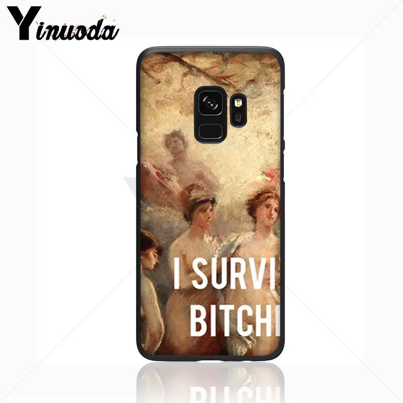 Yinuoda классический арт мемы картина с цитатами клиент Телефон чехол для Samsung Galaxy s7