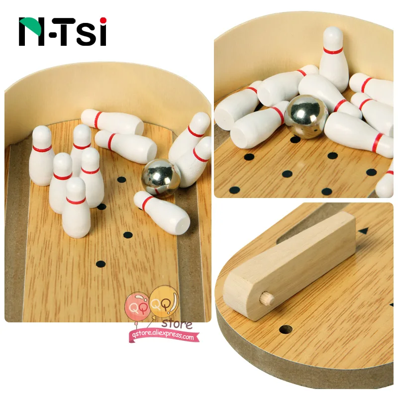 N-Tsi البسيطة خشبية البولينج الاطفال التعليمية التنموية الجدول أعلى سطح المكتب لعبة جديدة مجموعة للأطفال حزب الرياضة لعبة هدية N-Tsi البسيطة خشبية البولينج الاطفال التعليمية التنموية الجدول أعلى سطح المكتب لعبة جديدة مجموعة للأطفال حزب الرياضة لعبة هدية
