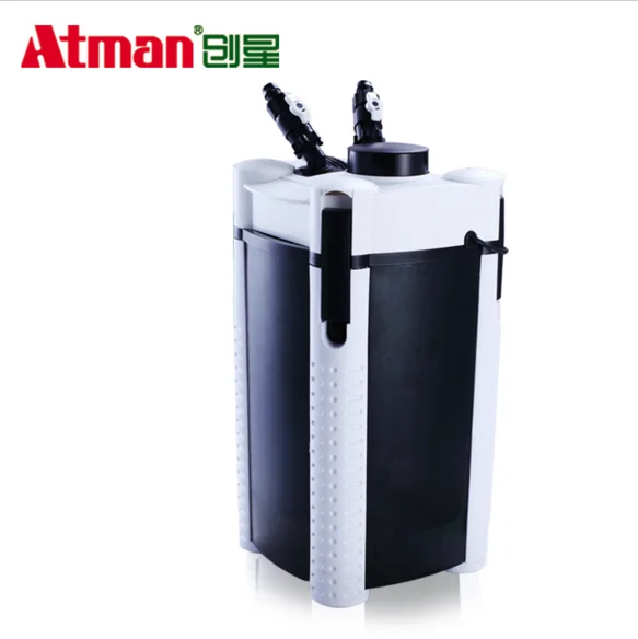 10W AT3336S silent aquarium filter, large flow external filter for fish