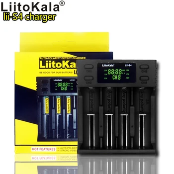 

Liitokala Lii-S4 3.7V lithium battery charger automatic polarity detection 18650 26650 AA AAA lithium ion nickel hydrogen 1.2V