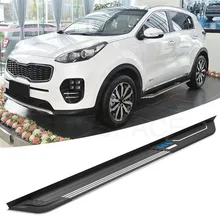 Алюминий стиль шаг в сторону подходит для KIA Sportage подножка Nerf бар