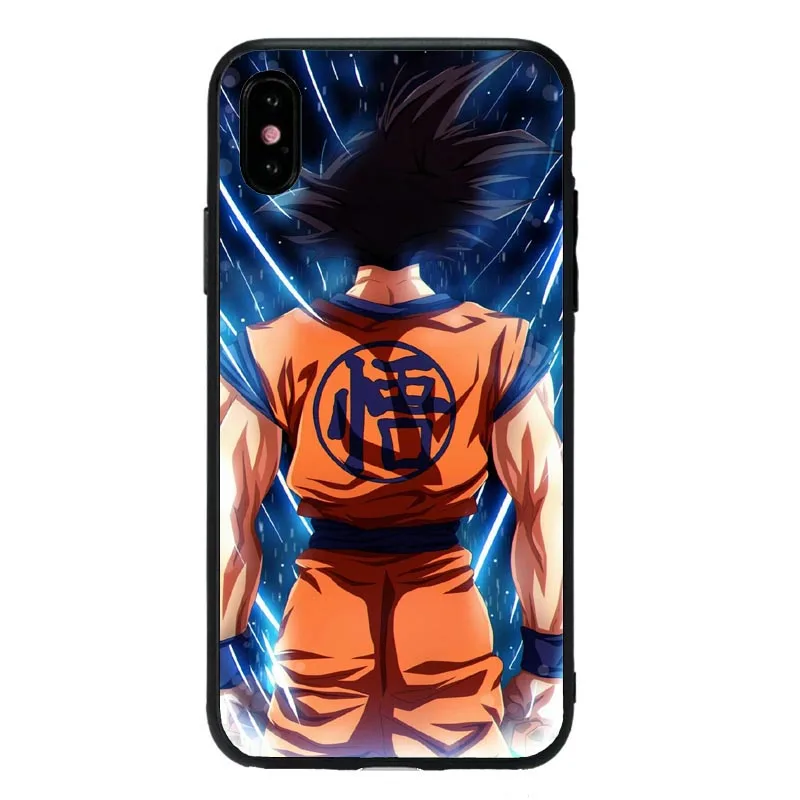 Черный мягкий силиконовый чехол Dragon Ball Son Goku для iPhone 11 11Pro XS Max XR X 8 7 6 6S Plus 5 5S SE 8PIUS Coque Capa Shell - Цвет: TPU