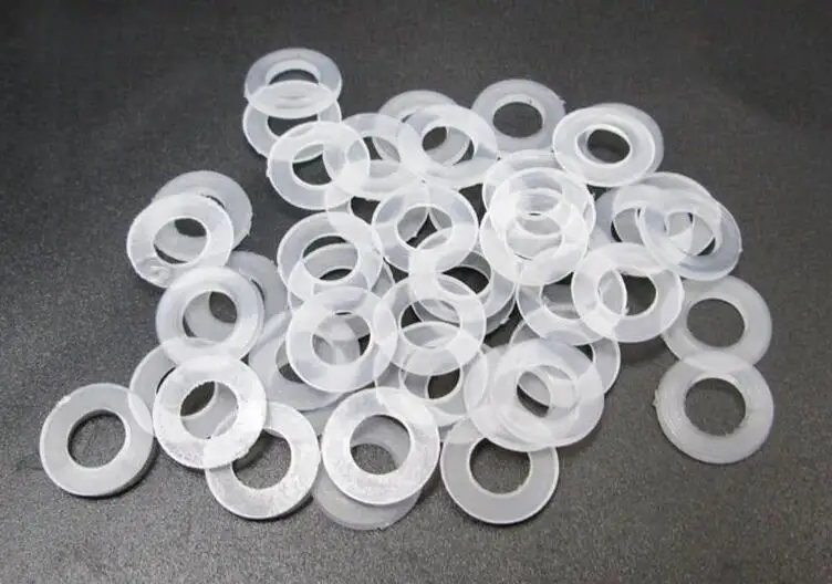 100 шт. M5 Пластик нейлоновая прокладка плоские шайбы из нержавеющей стали изоляционная прокладка