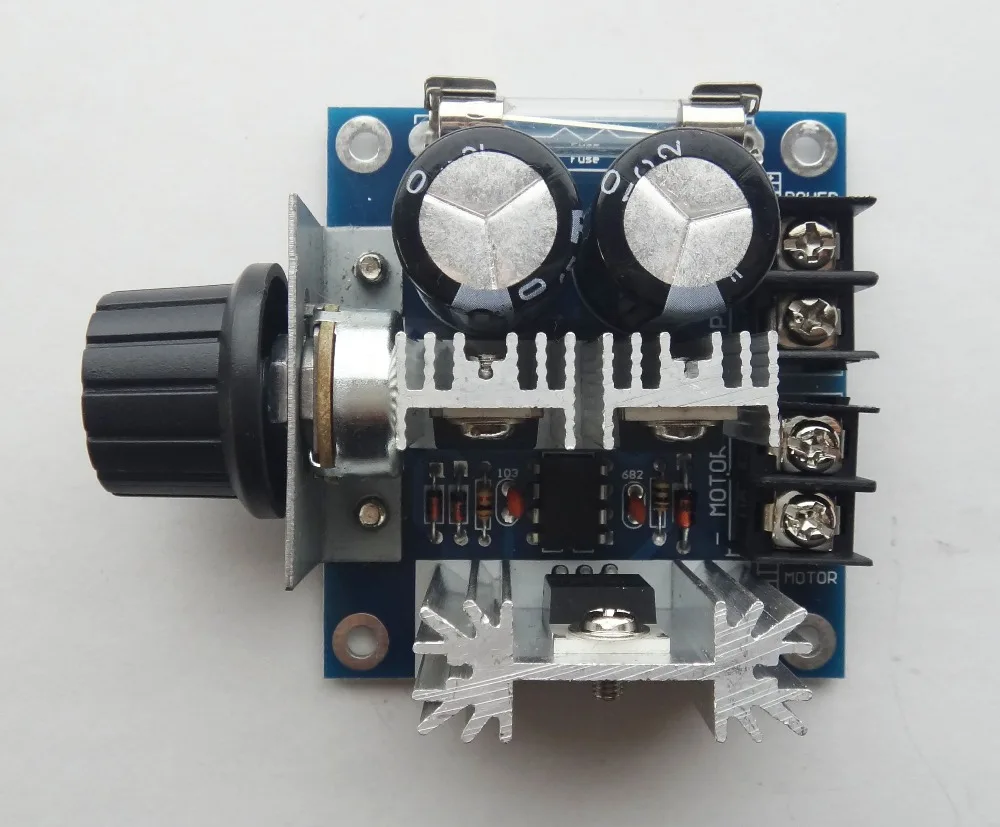 

12V-40V 10A PWM DC Motor Speed Controller w/ Knob