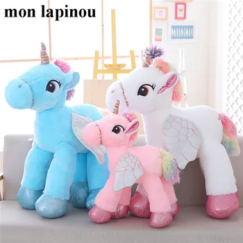 

50cm unicorn plush toys stuffed animal soft doll cute unicorn horse plush doll unicorn pillow children toy birthday gift for her