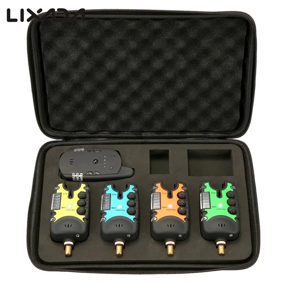 Pesca Pesca Da Carpa Indicador de Alarme LED Alerta Sino Receptor