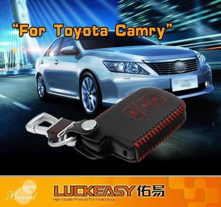 3 кнопки чехол для ключей автомобиля брелок для toyota camry 2012 2,5 v/2,5g/2,5 s Натуральная кожа Автомобильный ключ чехол кошелек держатель 2012