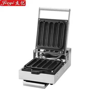 

110V 220V Commercial 5pcs Electric Cream Corn Crispy Sausage Machine French Muffin Hot Dog Machine Milk Stick Bread Baker