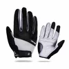 Уличные спортивные велосипедные перчатки, летние дышащие велосипедные перчатки с полупальцами, ударные MTB перчатки для мужчин и женщин, перчатки для мотокросса и фитнеса - Цвет: Черный