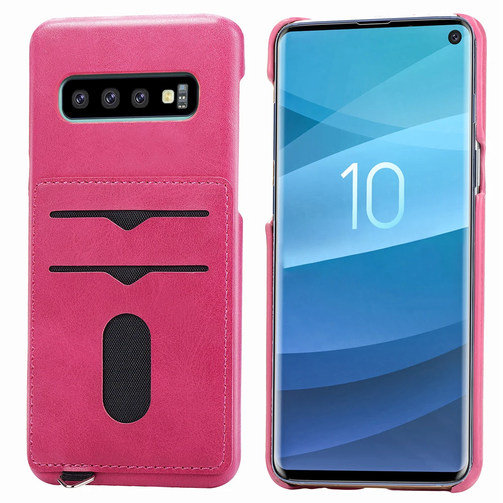 Мягкий Искусственная кожа флип чехол для samsung S10 E S9 S8 плюс S7 край note9 lite note8