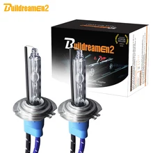 Buildreamen2 55 W 10000LM/пара Высокий яркий переменный ток Газоразрядная Ксенон лампа H1 H3 H7 H8 H11 9005 HB3 9006 HB4 для автомобильных фар противотуманных фар