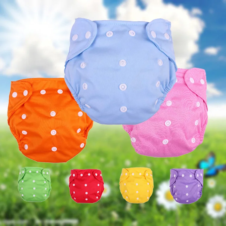 

Washable Waterproof Organic Cotton Reusable Panties Ecological Absorbing Diapers Cover Children Modern Cloth Nappies Fraldas