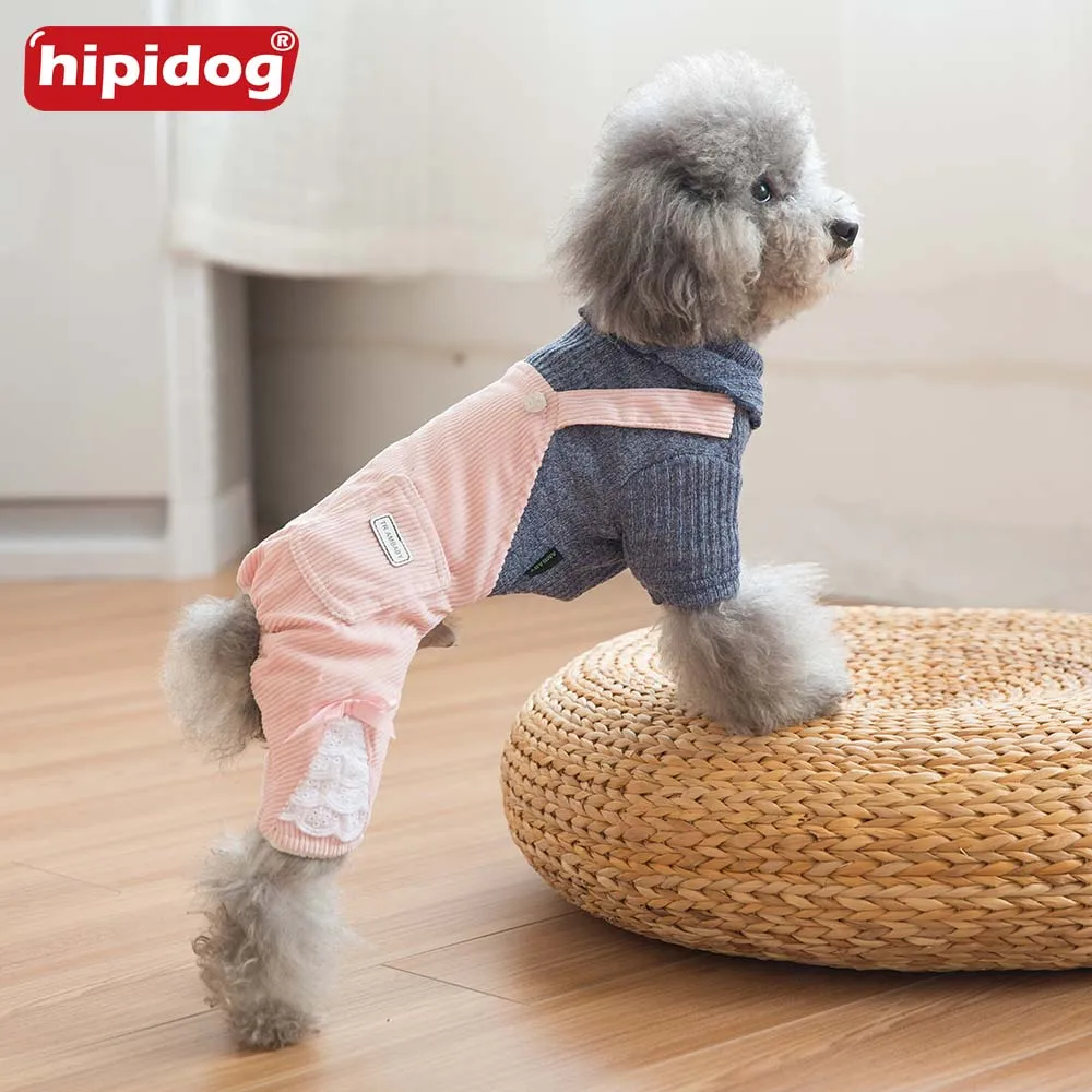 Hipidog утолщенная бархатная зимняя одежда для собак свитер со щенком французского