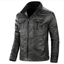 Винтажная мотоциклетная куртка, Мужская Дизайнерская повседневная мужская куртка со стоячим воротником, модная мужская куртка, натуральная куртка, куртка из бычьей кожи