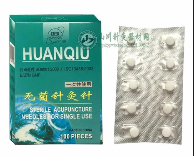 

0.22 * 5mm/ 0.16 * 5mm disposable intradermal needle acupuncture massage needle 100pcs ear needle