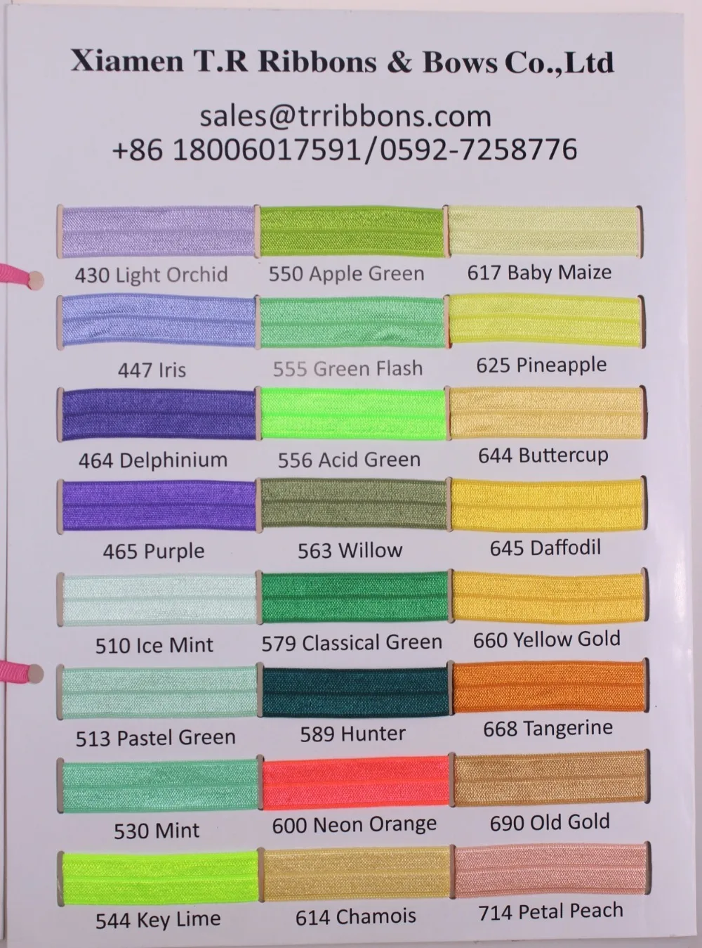 FOE color chart 2(right side)