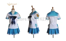 Aria El Escarlata Ammo Kisstyle Moda Traje de Marinero Uniforme Cosplay Por Encargo de Paño Del Verano