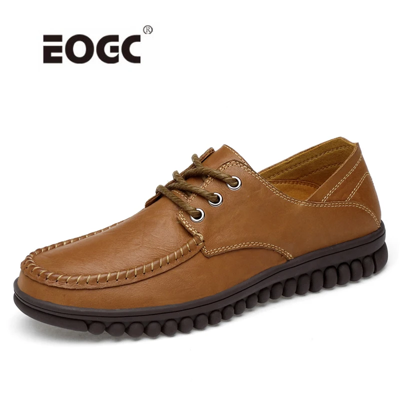 

Genuine Leather Men Shoes Handmade Top Quality Lace Up Men Casual Shoes Lace Up Outdoor Sneakers Shoes Men Dropshipping