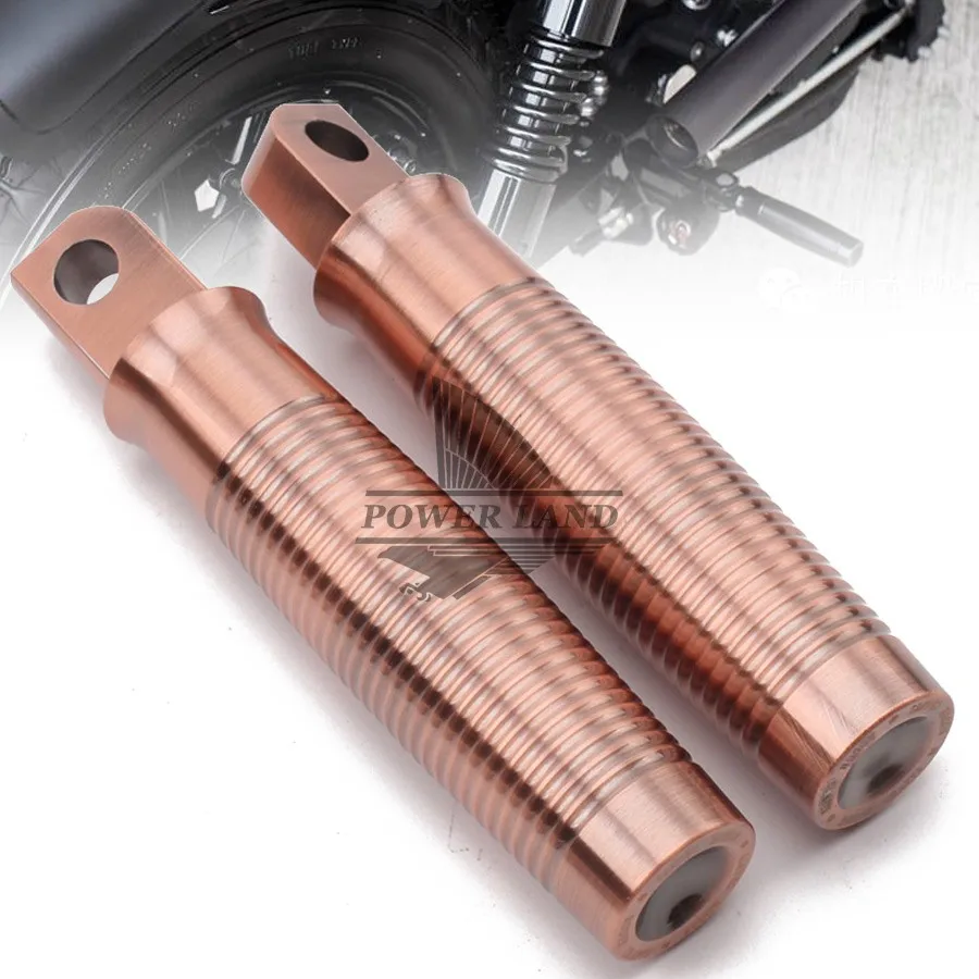 

Bronze Color Old School Aluminum Rough Crafts Custom Footrest FootPeg For Harley SportsterXL883 1200 48 72 Dyna Fat Boy