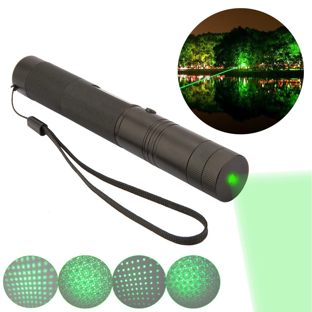 

1pc Flashlight with charger green light 532nm 50MW output power Handy Powerful portable Flashlight