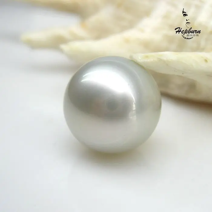 

FREE SHIPPING>>>@@ HUGE 13MM NATURAL SOUTH SEA GENUINE PERFECT ROUND WHITE LOOSE PEARL UNDRILLED