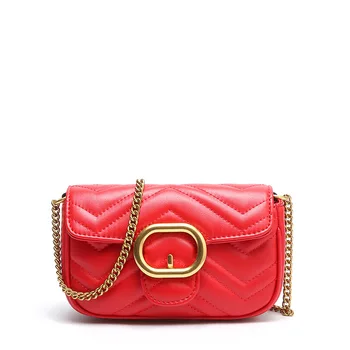 

NEW WoMen Bags High Quality Genuine Leather Chain Flap WoMen Shoulder Shoulder Bags Luxury Fashion WoMen Purses Handbags