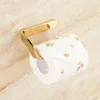 Gold Toilet Paper Holder bathroom toilet roll paper holder Bathroom Accessories simple design one hand tear ► Photo 1/6