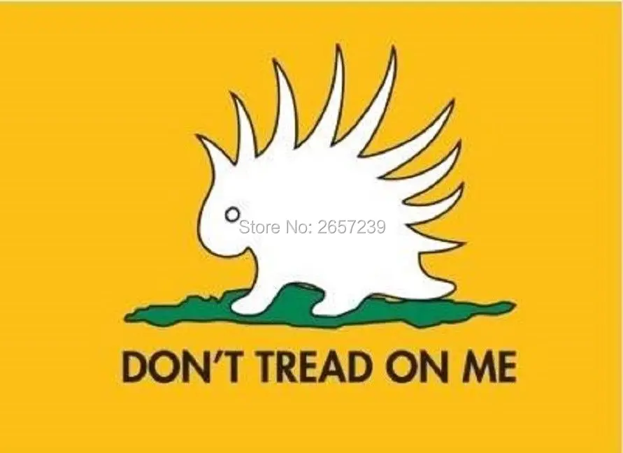 

LIBERTARIAN GADSDEN TEA PARTY Flag 3x5FT banner 100D 150X90CM Polyester brass grommets custom66,free shipping