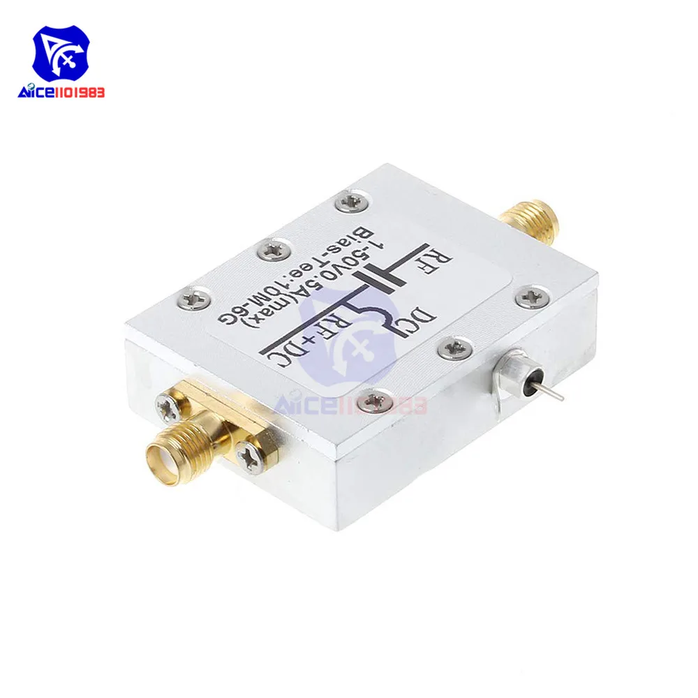 10 МГц-6 ГГц RF смещение тройник DC блоки для HAM Радио RTL SDR LNA низкий уровень шума усилитель с оболочкой
