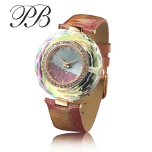 Gran Piedra de Mar Sailling Único Tops Mujeres Del Reloj de señoras de Lujo Relojes de Pulsera de Cuarzo Reloj de Pulsera Relojes HL552PR PB