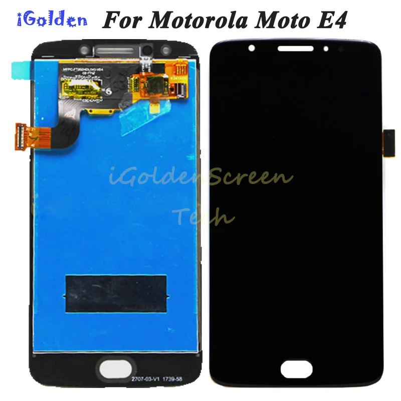 ЖК дисплей для Motorola Moto E4 сенсорный экран дигитайзер в сборе XT 1762 XT1772 запасные