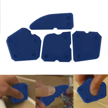 

4-Piece Caulking Tool Kit Caulk Finishing Joint Sealant Silicone Grout Remover Scraper Home & Garden Tool Kit