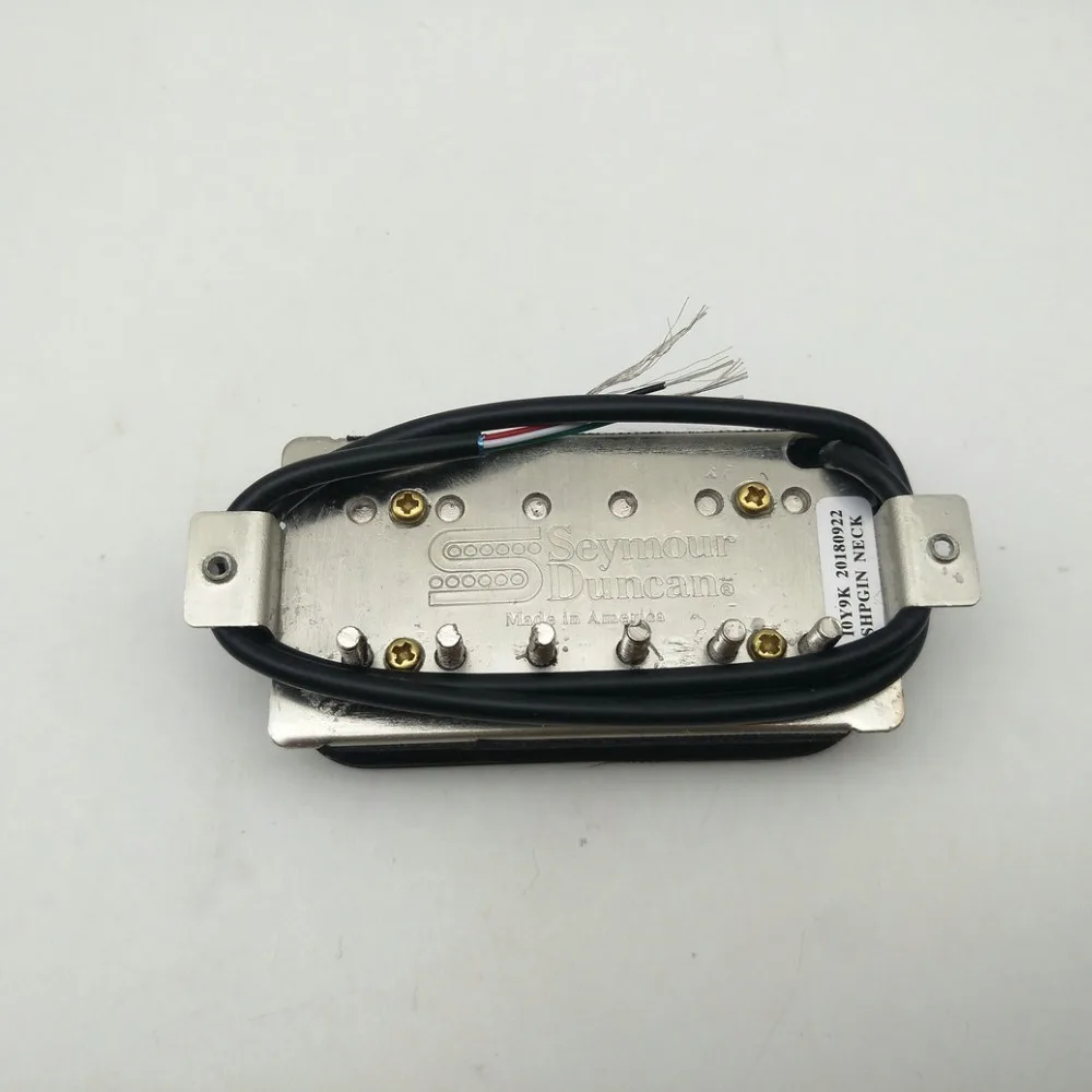 Звукосниматели для электрогитары сделано в Америке SH-PG1n жемчужные ворота хамбакер звукосниматель-черная шея