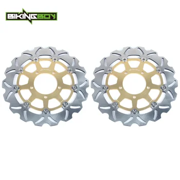 

BIKINGBOY Front Brake Discs Rotors Disks ER-6F NINJA 650R ER-6N 06-16 15 14 13 12 ZX6R 07-20 ZX10R 04-07 ZX6RR ZX-6R 636 05 06