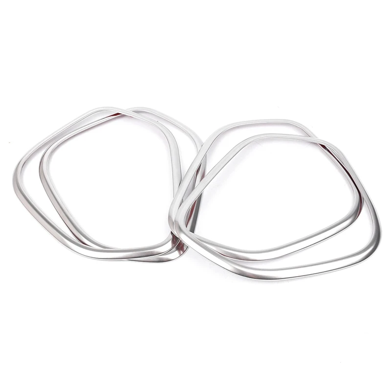 

4Pcs Auto Car Styling Interior Door Speaker Cover Protector Trim Decoration For Volvo Xc60 Second Generation 2018 Xc 60 Silver