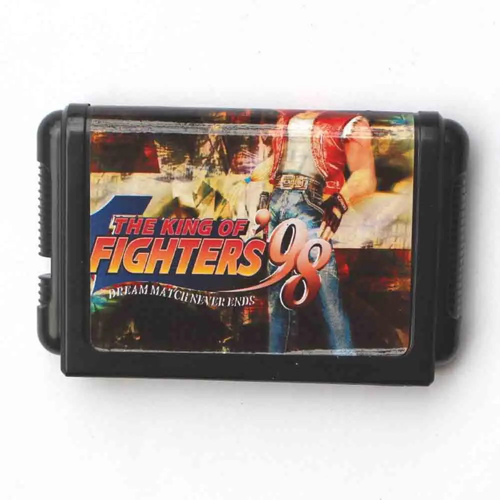Sega MD карточная игра обувь для костюмированных вечеринок в стиле King Of Fighters 98 16 бит